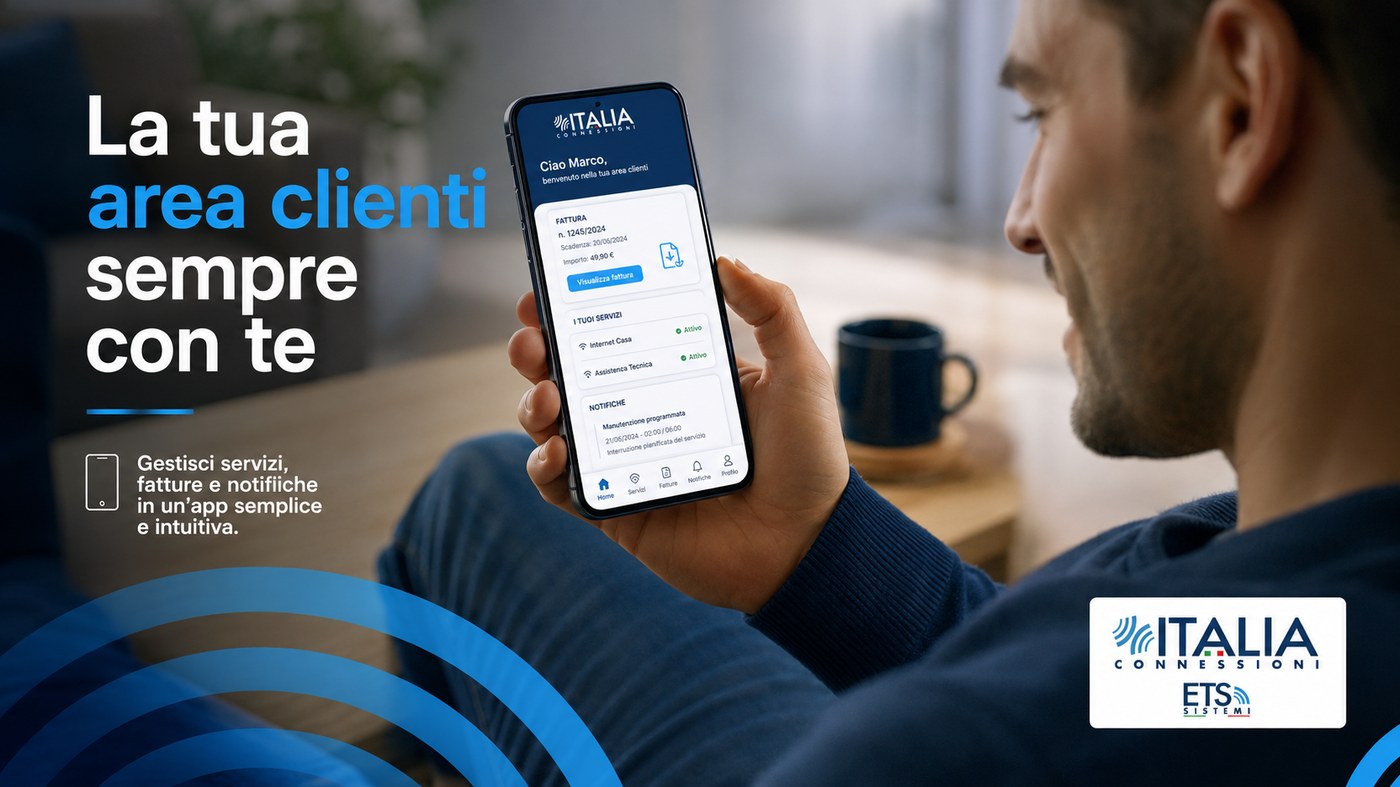 Area clienti e gestione servizi Italia Connessioni